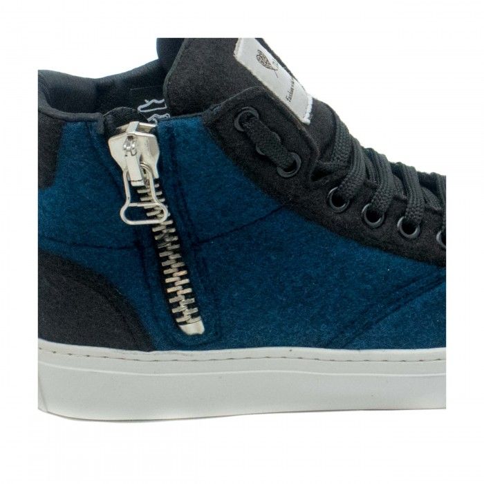 Milan Blue Vegan Sneakers