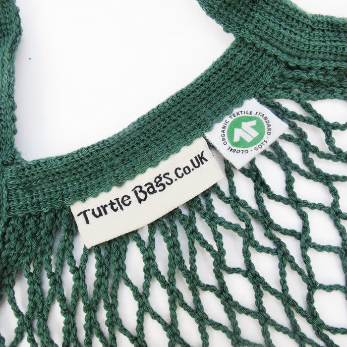 Turtle Bag Green Organic Cotton