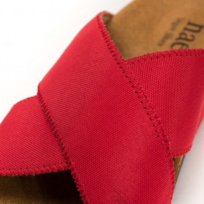 Bali Red Recycled PET Vegan Sandals