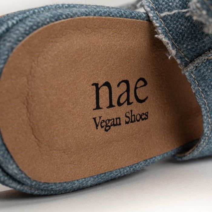 Beth Blau Bio-Baumwolle Vegane Schuhe