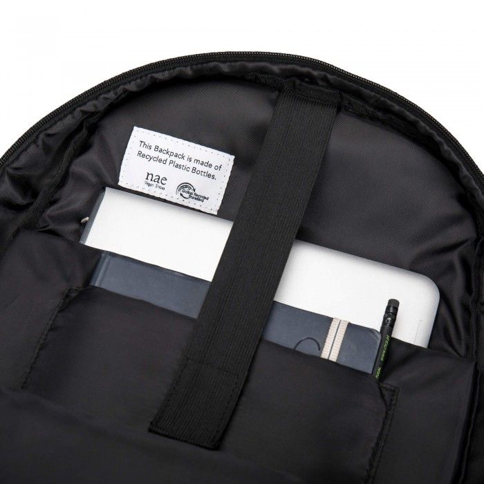 Oslo Grey recycled vegan backpack