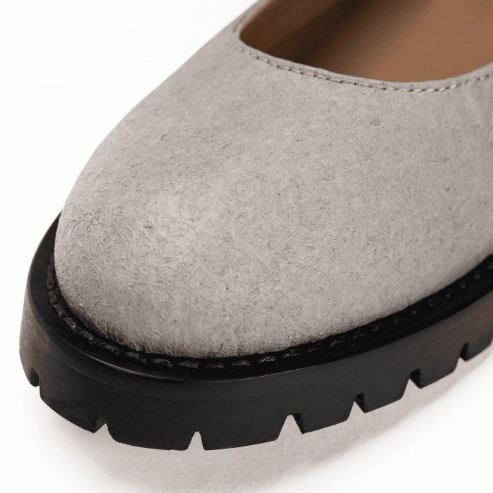 Lili Piñatex Grey Sapatos vegan