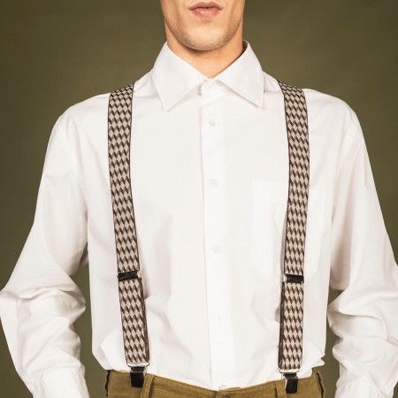 Hugo elastic vegan braces/suspenders 