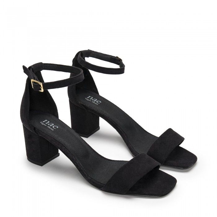 Margot Black vegan sandals