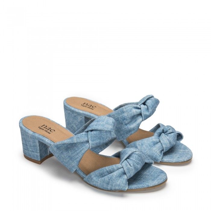 Jackie Blue vegan sandals