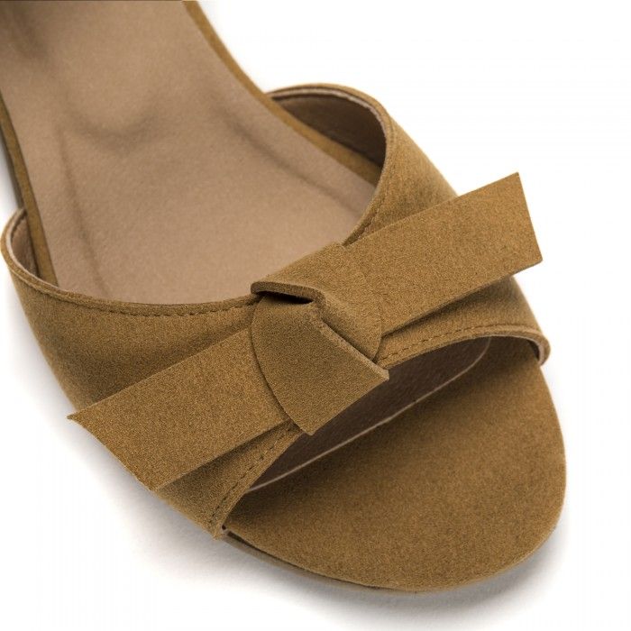 Chiara Yellow vegan sandals