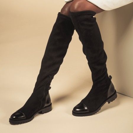 Paris Black vegan boots