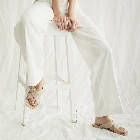 Tiara Cotton sandales véganes
