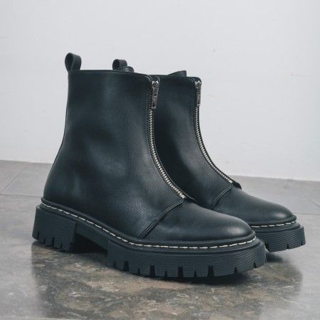 Bertha Black- vegane Boots