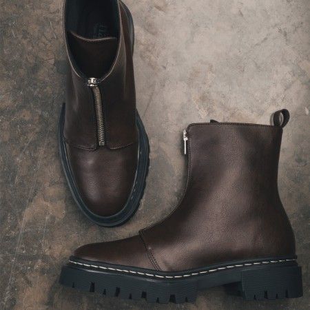 Bertha Brown vegan boots