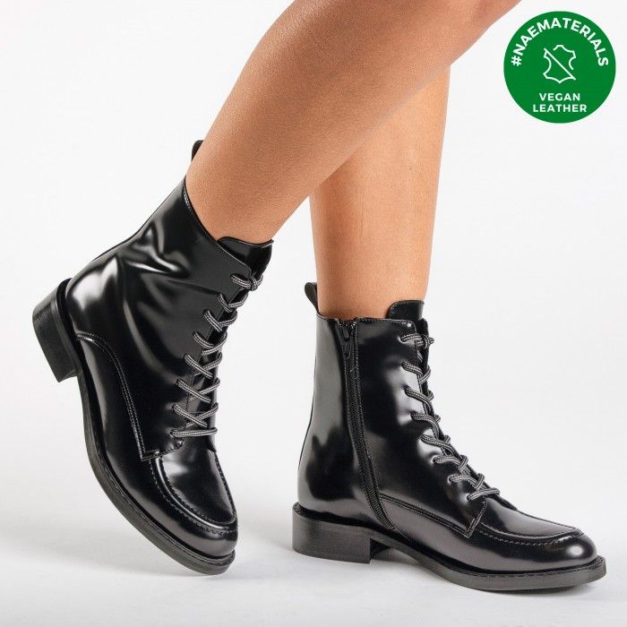 Magda Black vegan boots