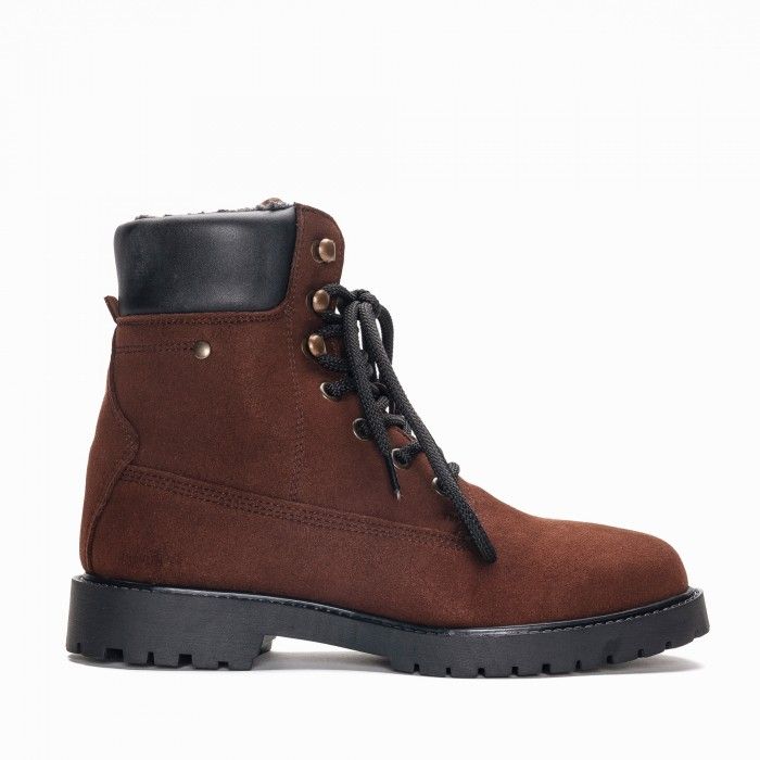 Lover reins Puno Vegan Boots | Online Shopping | Gadea Brown vegan mountain warm boot -  Gadea_Brown