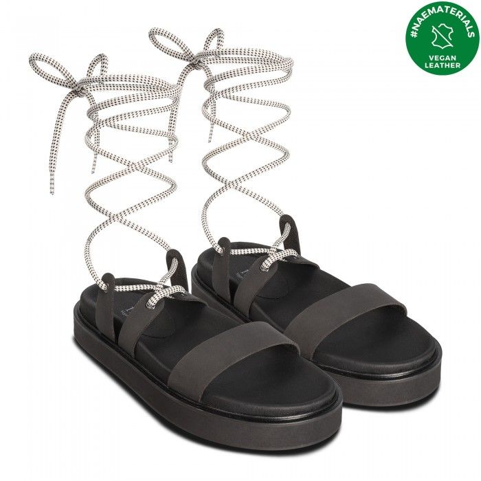 Acacia Black vegan sandals