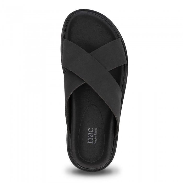 Hazel Black vegan sandals