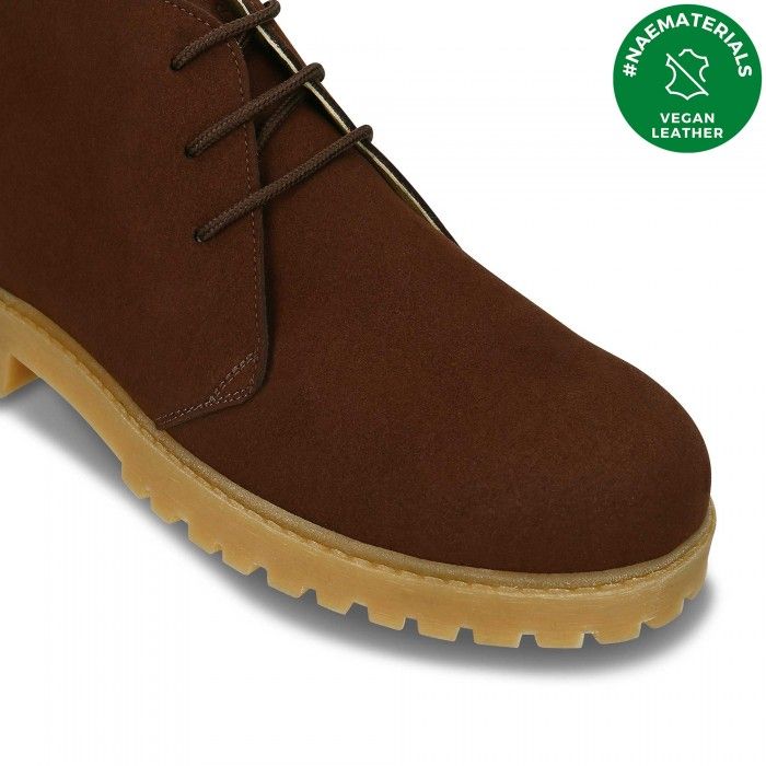 Agus Brown vegan boots