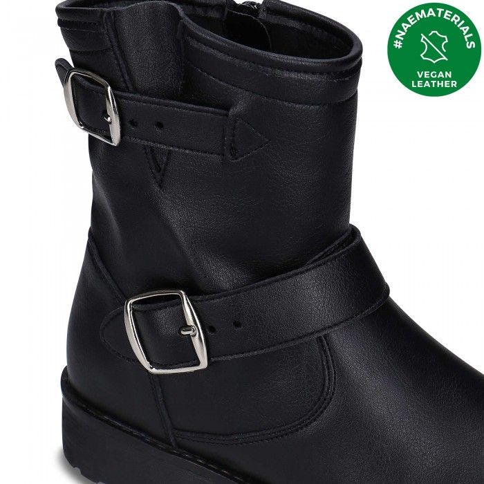 Odet Black vegan boots
