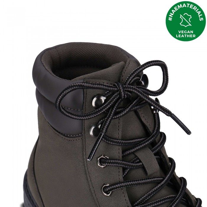 Adar Grey vegan boots