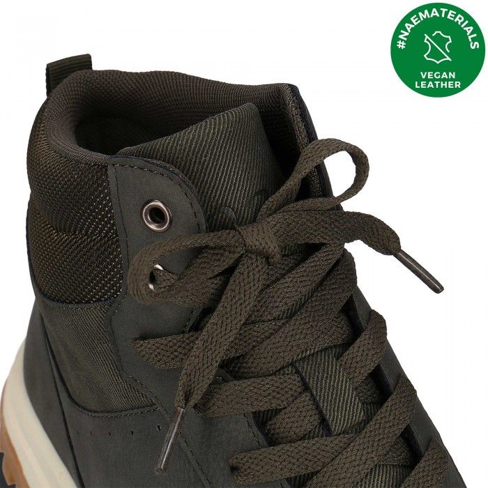 Eban Green vegan sneakers