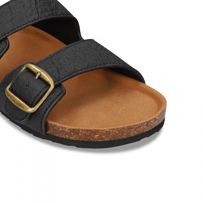 LIPE Black Vegan Sandals